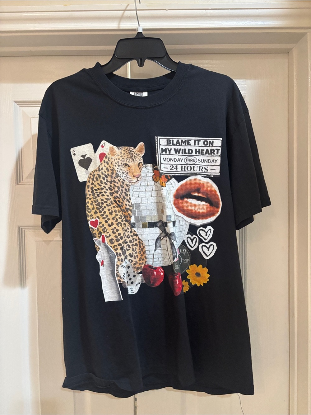 Comfort Colors Black Plain Short Sleeve Tee
